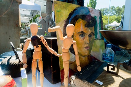 Flea market, Portland, 2018 Flea market, Portland, 2018